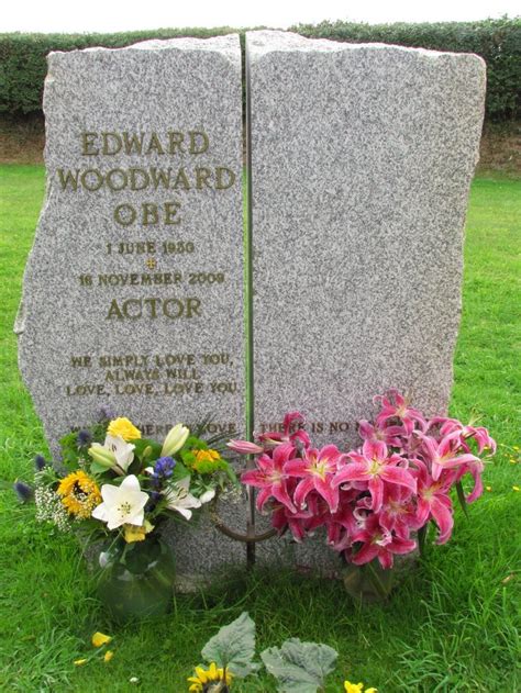 edward woodward cause of death|edward woodward grave.